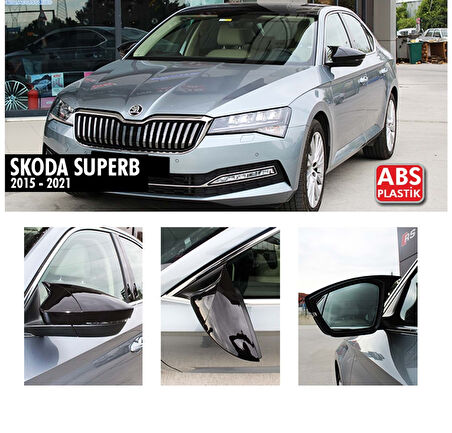 SuperB Mk3 Batman Ayna Kapağı Piano Black / 2015-2021