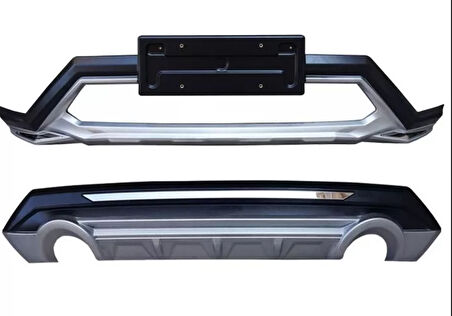 Ford Kuga Uyumlu 2016 2018 Ön Ve Arka Tampon Koruma Difüzör