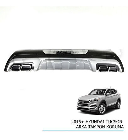 Hyundai Tucson 2015-2018 Uyumlu Arka Koruma