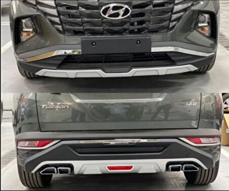 Hyundai Tucson 2021+Uyumlu Ön Arka Koruma Difüzör