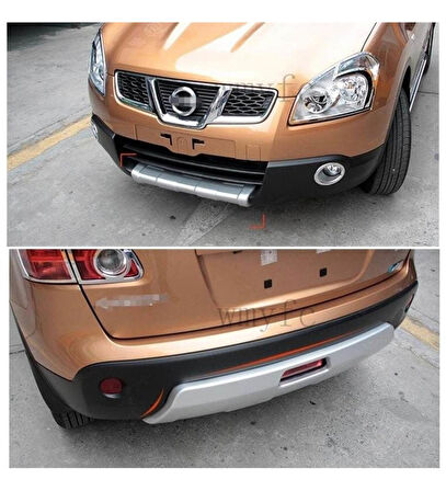 Nissan Qashqai Uyumlu 2006 2010 Ön Arka Koruma Difüzör