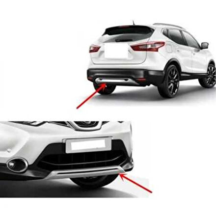 Nissan Qashqai Uyumlu 2014 2017 Ön Arka Difüzör 