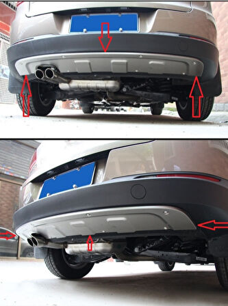 Volkswagen Tiguan 2008 2015 Arası Uyumlu Ön Arka Difüzör