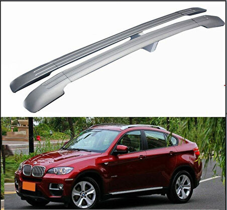 Bmw X6 Uyumlu Tavan Çıtası Silver Gümüş 2008 2015