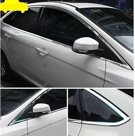 Ford Focus Uyumlu Sedan 2011 2018 Cam Çıtası Krom