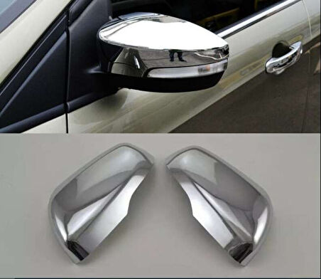 Ford Kuga Uyumlu 2013 Sonrası Ayna Kapağı ABS(Plastik) Krom
