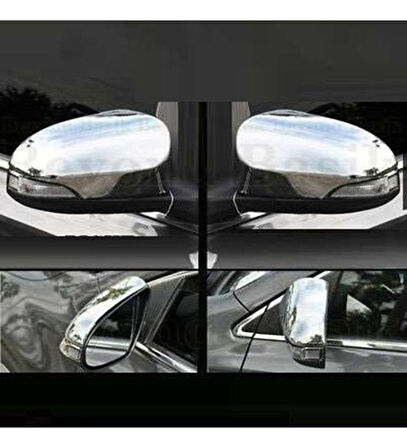 Toyota Corolla Uyumlu 2013 2018 Ayna Kapağı Abs (PLASTİK) Krom