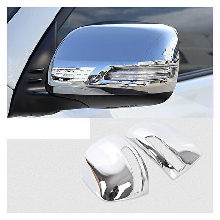 Toyota Prado Uyumlu 150 2010-2017 Arası Uyumlu Ayna Kapağı Abs (Plastik) Krom