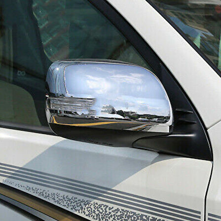 Toyota Prado Uyumlu 150 2010-2017 Arası Uyumlu Ayna Kapağı Abs (Plastik) Krom