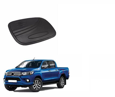 Toyota Hilux Uyumlu Depo Kapağı Siyah ABS 2016 Sonrası Black