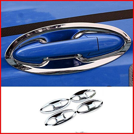 Honda Jazz Uyumlu 2014 Sonrası Dış Kapı Kolu İç Kaplama ABS(Plastik) Krom