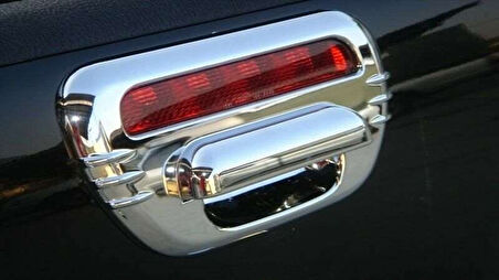 Mitsubishi L200 Uyumlu 2006 2014 Bagaj Kapağı Kaplama Abs (Plastik) Krom