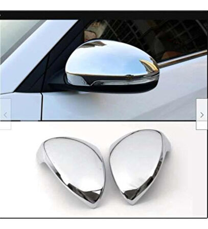 Hyundai Tucson Uyumlu 2015 Sonrası Ayna Kapağı ABS (Plastik) Krom