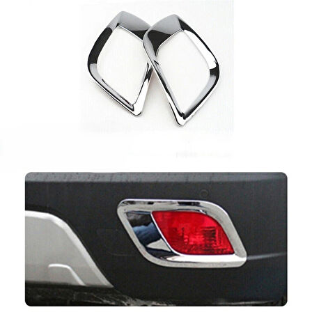 Opel Mokka 2012 2020 Arası Arka Reflektör Çerçevesi Abs (Plastik) Krom