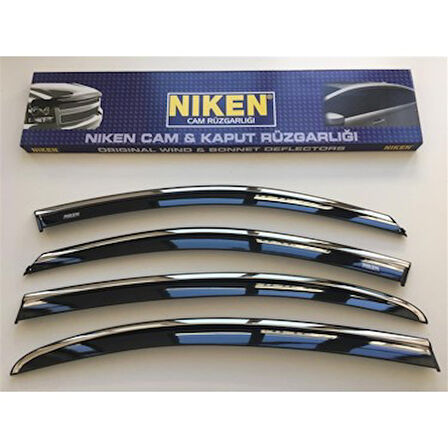 Niken Chevrolet Captiva 2007- Kromlu Cam Rüzgarlığı 4 LÜ