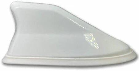 Fiat Fiorino Uyumlu Balık Sırtı Anten Shark Balina Anten Beyaz (Beyaz Silikonlu)