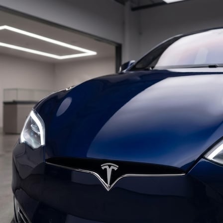 Tesla Uyumlu Arma Amblemi Krom