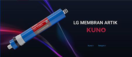 Su Arıtma Cihazı LG KUNO Membran Filtre 80 Gpd Chem