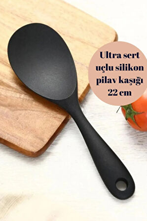 Silikon Servis Seti Mini Spatula Pilav Kaşığı Servis ve Hazırlık Sunum Seti Oklava,Spatula,Çırpıcı