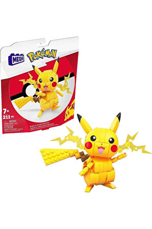 Mega Construx Pokémon - Asortili Figürler, 6 Yaş Ve Üzeri Için Ideal Yapı Oyuncakları - Pikachu