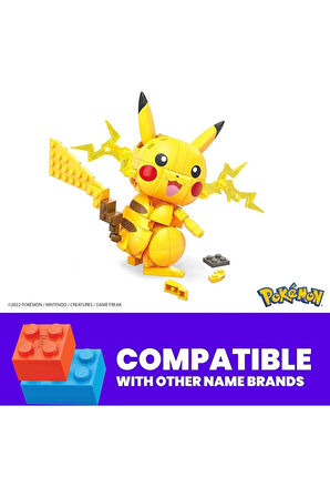 Mega Construx Pokémon - Asortili Figürler, 6 Yaş Ve Üzeri Için Ideal Yapı Oyuncakları - Pikachu