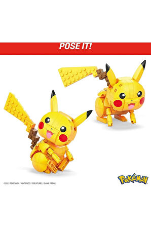 Mega Construx Pokémon - Asortili Figürler, 6 Yaş Ve Üzeri Için Ideal Yapı Oyuncakları - Pikachu