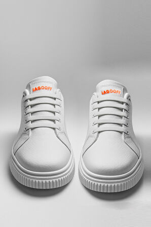 Erkek Spor Ayakkabı Rahat Yumuşak Taban Kaymaz Günlük Bağcıklı Sneaker LGF07