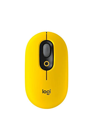 Logitech Pop Emoji Kablosuz Optik Mouse Sarı