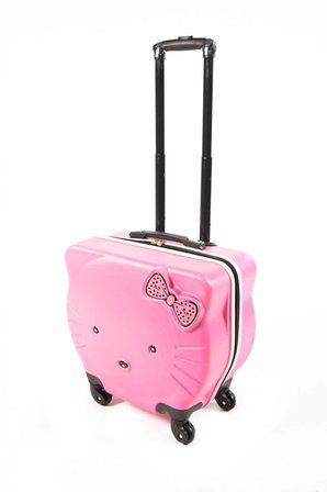 LuxeKitty Pembe ABS Çocuk Valizi