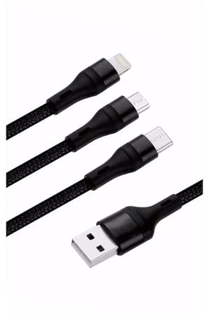 LG Q60 Şarj Kablosu 3in1