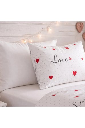 Tek Kişilik Nevresim Takımı 160x220cm | 2 Yastık Kılıfı | Lastikli Çarşaflı 100x200+30