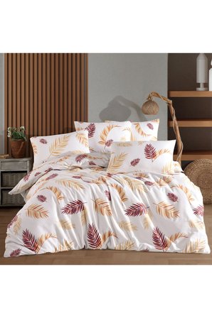Çift Kişilik Nevresim Takımı | 4 Yastık Kılıfı | Lastikli Çarşaflı | 200x220cm