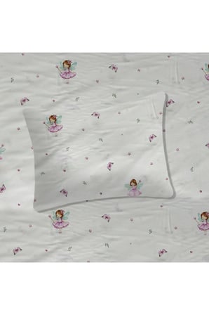 %100 Pamuklu Bebek Lastikli Çarşaf 60x120+20 + Bebek Yastık Kılıfı 35x45