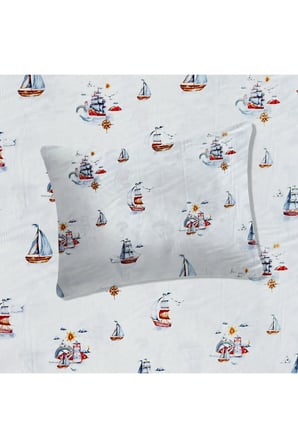 %100 Pamuklu Bebek Lastikli Çarşaf 70x130+20 + Bebek Yastık Kılıfı 35x45