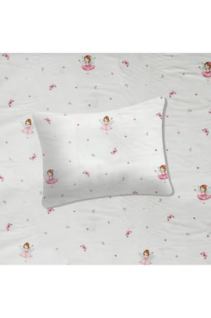 %100 Pamuklu Bebek Aparalı Çarşaf 115x150 + Bebek Yastık Kılıfı 35x45