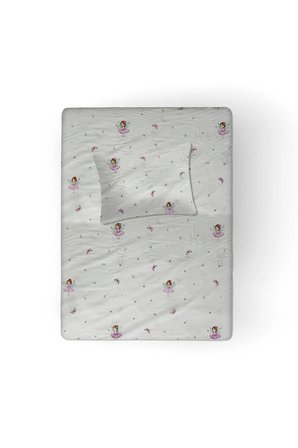 %100 Pamuklu Bebek Aparalı Çarşaf 115x150 + Bebek Yastık Kılıfı 35x45