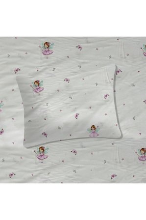 %100 Pamuklu Bebek Aparalı Çarşaf 115x150 + Bebek Yastık Kılıfı 35x45