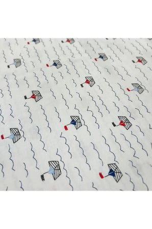 %100 Pamuklu Bebek Lastikli Çarşaf 60x120+20 + Bebek Yastık Kılıfı 35x45