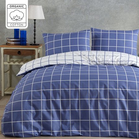 %100 Pamuklu Tek Kişilik Nevresim Takımı 160x220 | 2 Yastık Kılıflı | Lastikli Çarşaflı 120x200+30