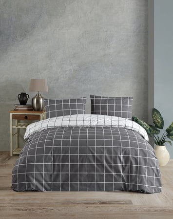 %100 Pamuklu Çift Kişilik Nevresim Takımı 200x220 | 4 Yastık Kılıflı | Lastikli Çarşaflı 180x200+25