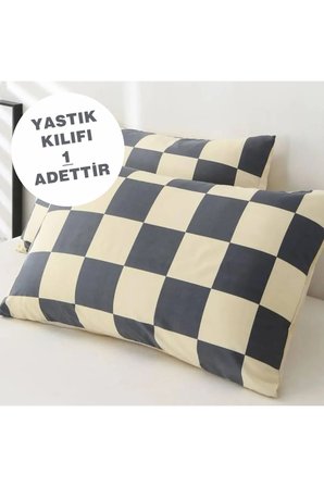 Ranforce Kumaşından Dama Desenli Tek Kişilik Nevresim Seti | 160x220