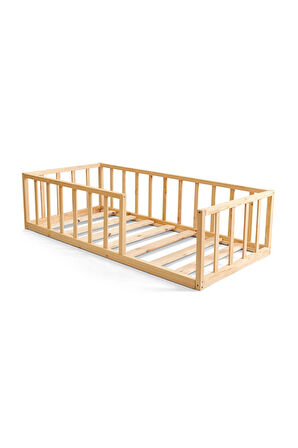 Loolpi Home Ayaksız Çatısız Montessori Bebek ve Çocuk Karyolası Unisex