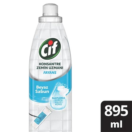 Cif Konsantre Zemin Uzmanı Fayans Beyaz Sabun