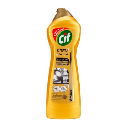 Cif Krem Yüzey Temizleyici Altın Işıltısı