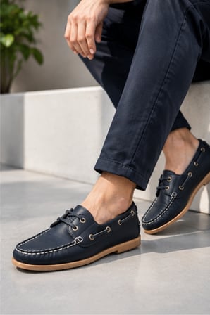 Marin Boat Shoe, %100 Hakiki Deri Siyah Bej Kauçuk Taban Erkek Boat Shoe Mokasen Laofer Casual Aaya
