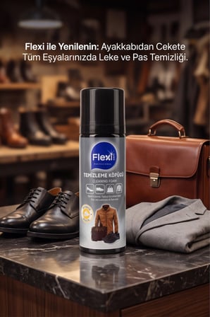 FoamExpress - Deri ve Tekstil Temizleme Köpüğü 200 ml, Ayakkabı Ceket Çanta Leke Çıkarıcı Leke Sökü