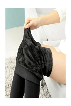 Kadın Thermal Peluş Tayt Meg Fit 3449