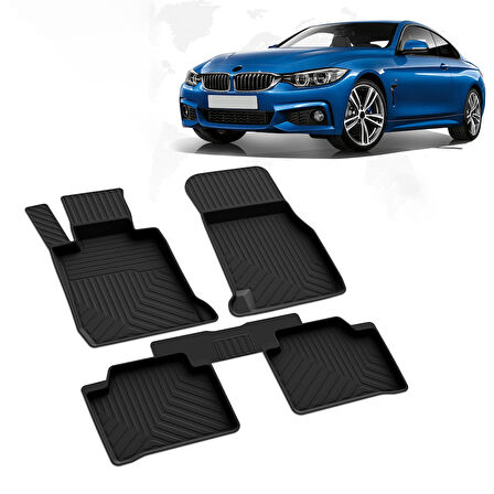 Bmw 4 Serisi F36 Grand Coupe 4D Havuzlu Paspas 2013 ve Üzeri A+Kalite