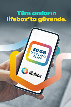 Lifebox 50gb Saklama Alanı Aylık Üyeliği