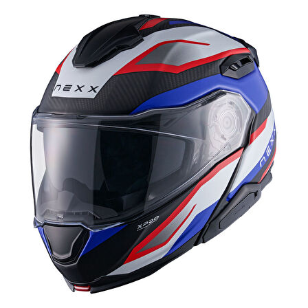 X.LIFETOUR PRO MILE MAT MAVİ-KIRMIZI KASK